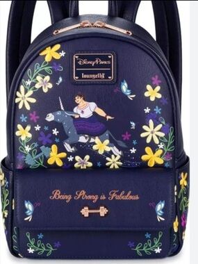 Disney Parks Loungefly Eancanto Luisa Madrigal  Mini Backpack hard Tag  New !